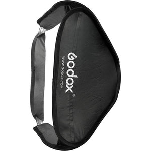 Godox S-Type Bowens Mount Flash Bracket með Softboxi