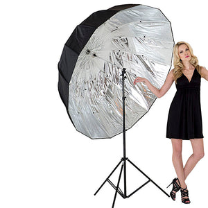 Mega Umbrella 157cm Silver Parabolic