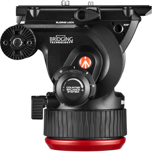 Manfrotto 504X Fluid Video Head & 645 FAST Aluminum Tripod with Mid-Level Spreader KIT