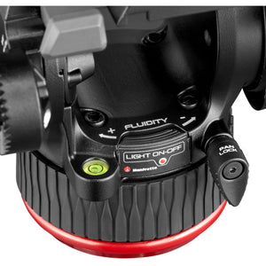 Manfrotto 504X Fluid Video Head & 645 FAST Aluminum Tripod with Mid-Level Spreader KIT