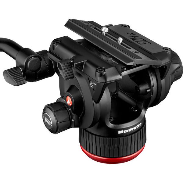 Manfrotto 504X Fluid Video Head & 645 FAST Aluminum Tripod with Mid-Level Spreader KIT