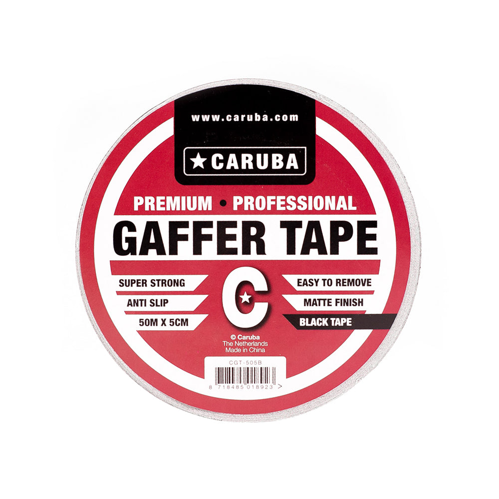 Caruba Gaffer Teip 50mtr x 5cm Svart