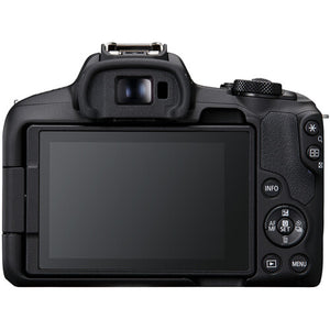 Canon EOS R50 með RF-S 18-45MM og RF-S 55-210MM linsum