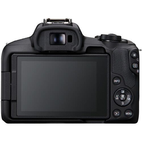Canon EOS R50 með RF-S 18-45MM og RF-S 55-210MM linsum