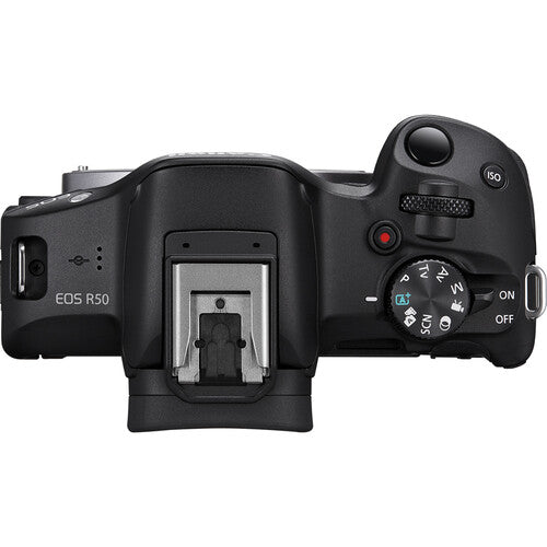 Canon EOS R50 RF-S 18-45mm linsu - Creator kit
