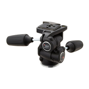 Manfrotto 3 Way head with RC2 in Adapto w/ retractable levers