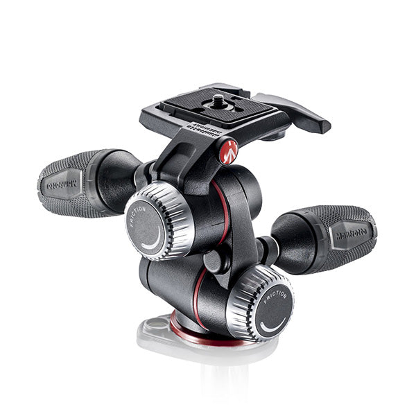 Manfrotto X-PRO 3-Way tripod head with retractable levers