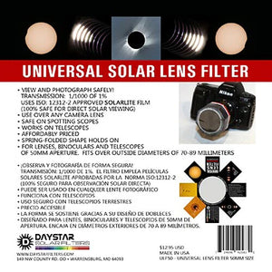 Daystar sólmyrkva sía