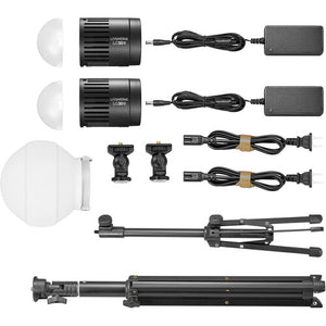 Godox Litemons LC30D Tabletop LED tveggja ljósa kit