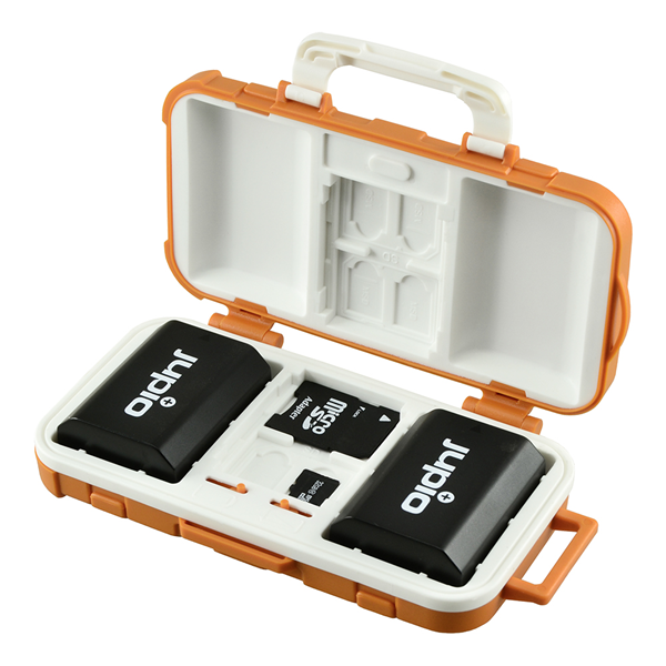 Jupio Batmem Case For 2x Camera Battery + 14 Memory Cards