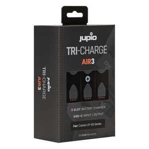 Jupio Tri-Charge Air3 LP-E6