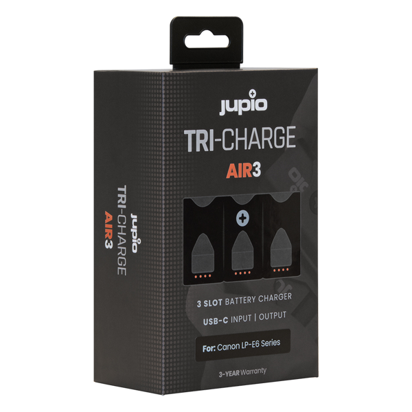 Jupio Tri-Charge Air3 LP-E6