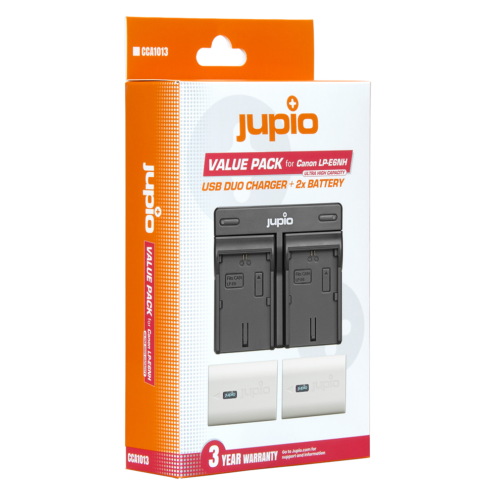 Jupio Value Pack Fyrir Canon LP-E6P
