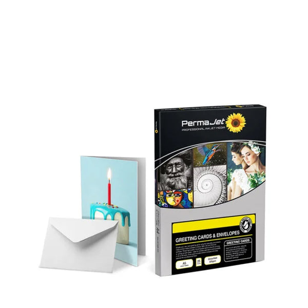 Permajet Greeting Crads Textured/Matt