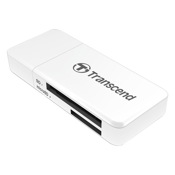 Transcend kortalesari fyrir SD og Micro SD með USB-A