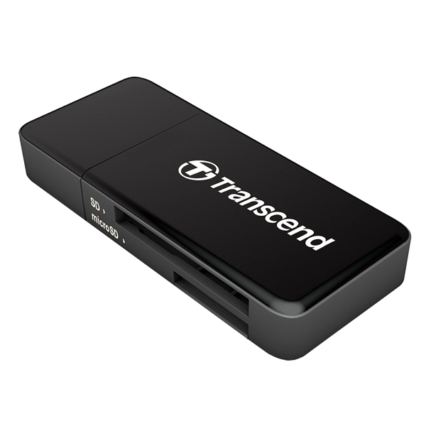 Transcend kortalesari fyrir SD og Micro SD með USB-A